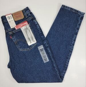 VTG Levi's 512 Jeans Womens 14M Classic Slim Tapered Leg Blue NWT Levis Y2K NEW